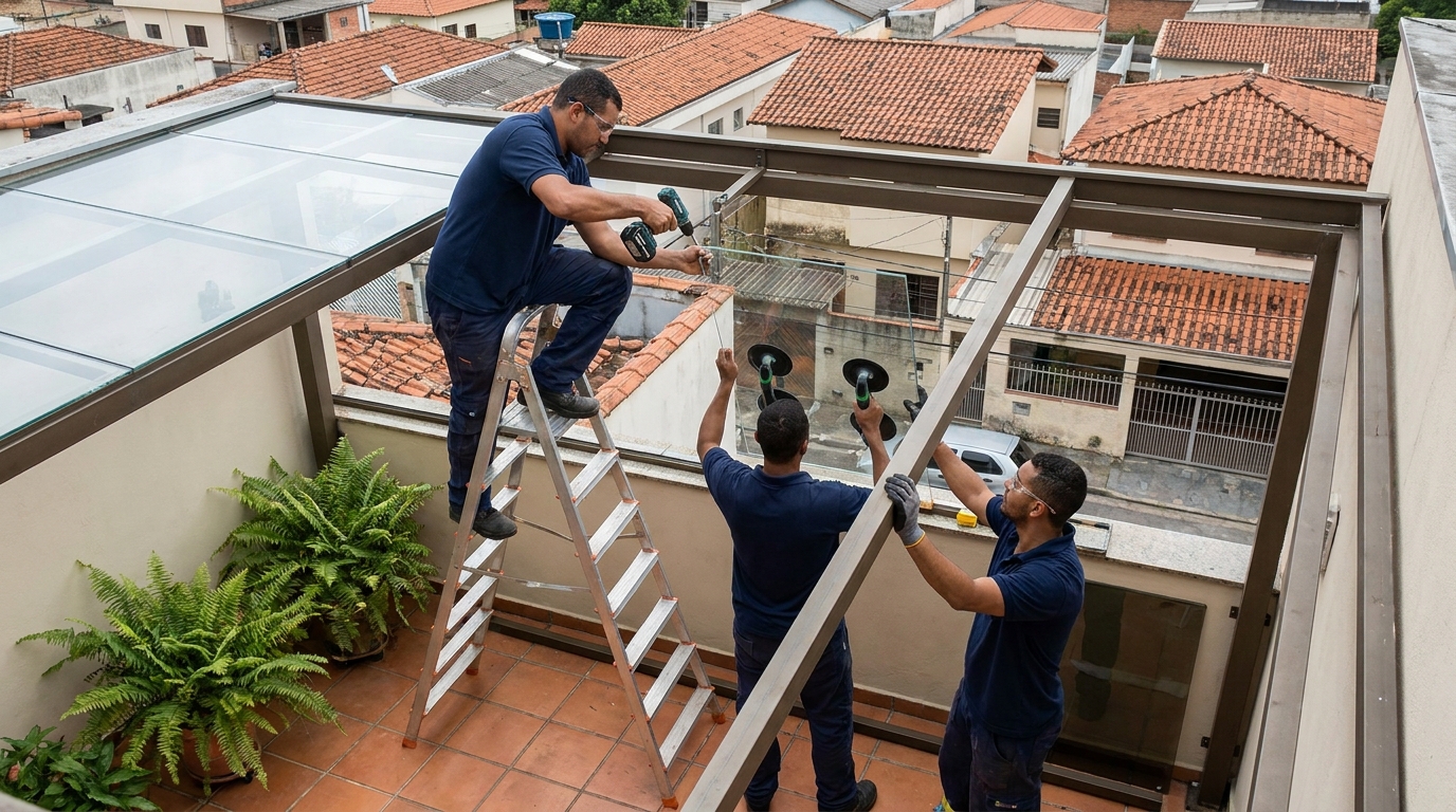 Cobertura de Vidro em Vila Velha‑ES
