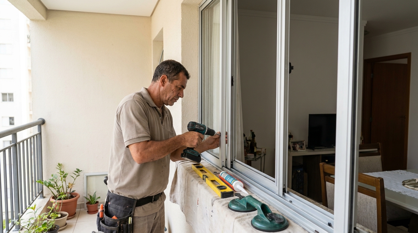 Janelas de Vidro em Vila Velha‑ES