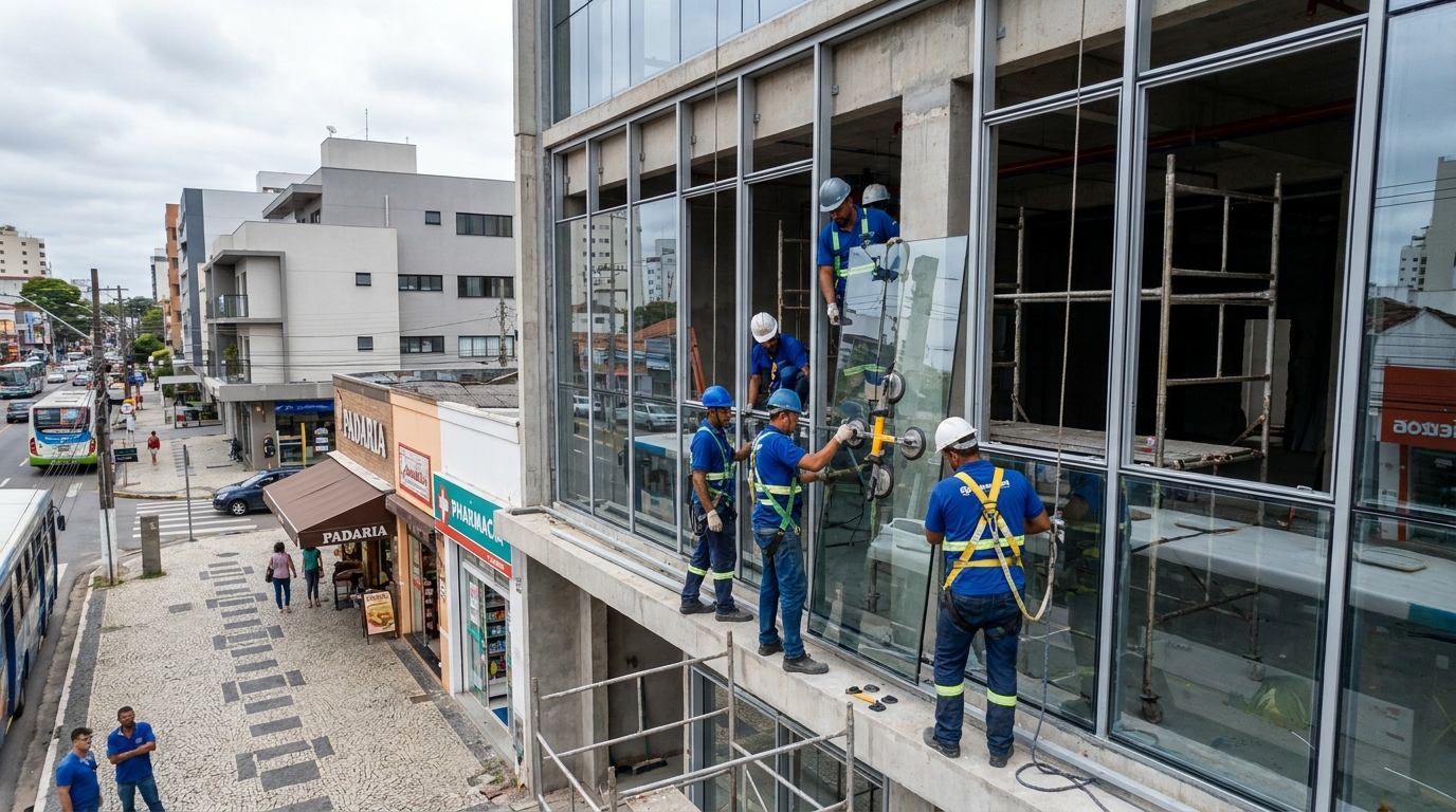 Fachada de Vidro em Vila Velha‑ES